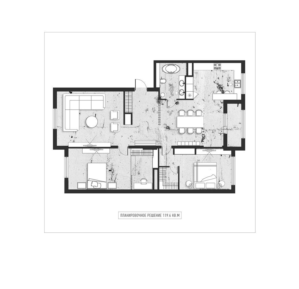 План с расстановкой мебели План с расстановкой мебели