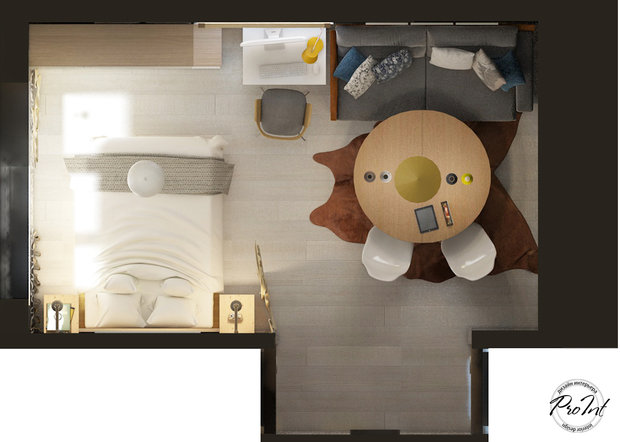 Фото из портфолио Квартира 18кв.м. – фотографии дизайна интерьеров на INMYROOM