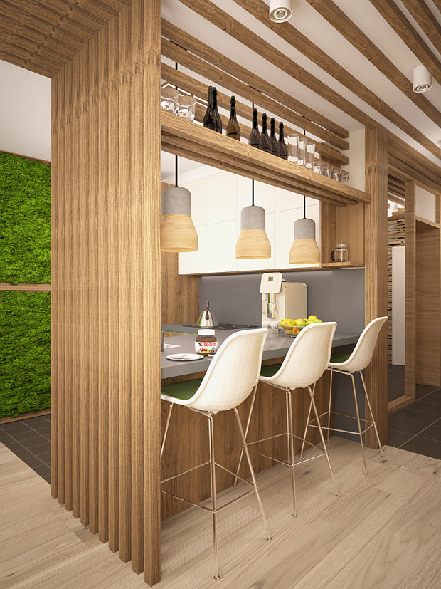 Фото из портфолио Дыхание природы – фотографии дизайна интерьеров на INMYROOM