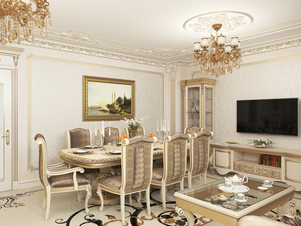 Фото из портфолио Дом в классическом стиле, г.Ростов-на-Дону – фотографии дизайна интерьеров на INMYROOM