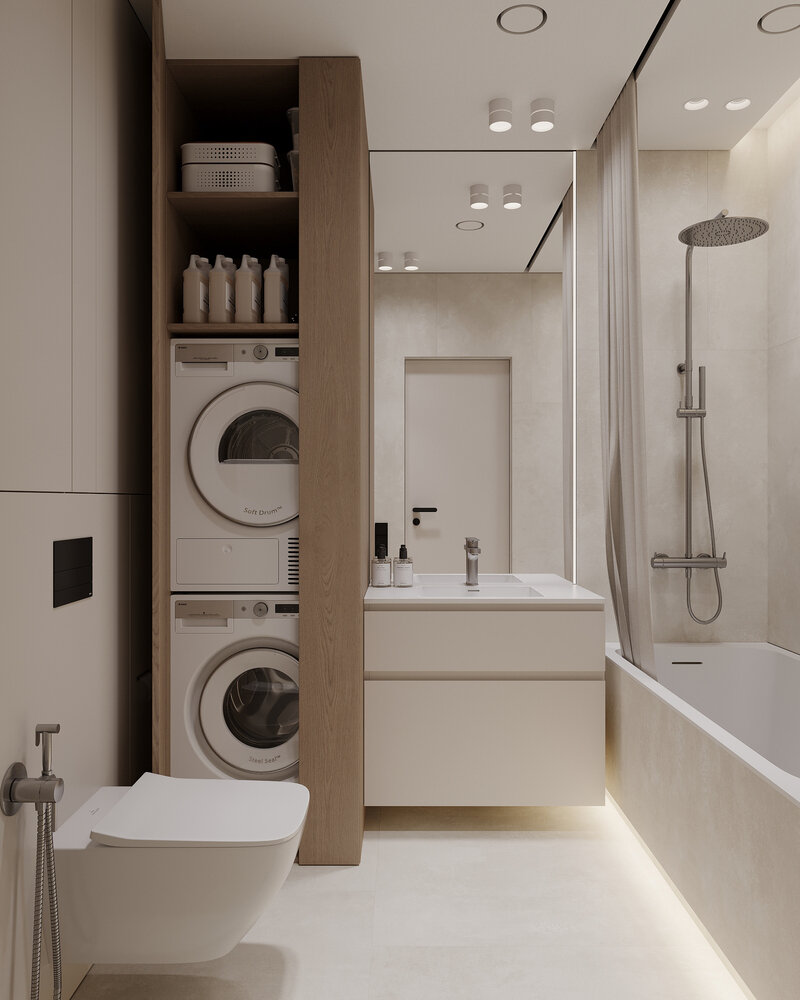 Фото из портфолио ЖК Vangarden (Прихожая/СУ) – фотографии дизайна интерьеров на INMYROOM Фото из портфолио ЖК Vangarden (Прихожая/СУ) – фотографии дизайна интерьеров на INMYROOM