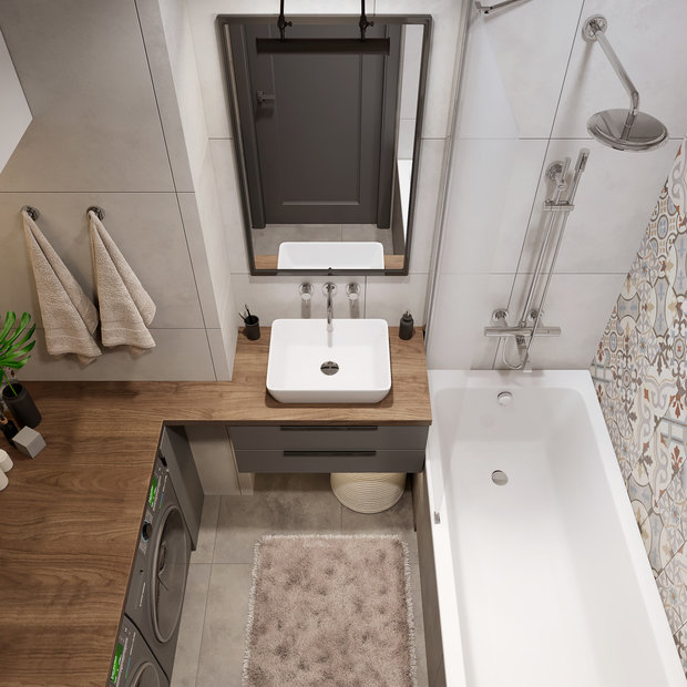 Фото из портфолио Проект Изумрудный лес – фотографии дизайна интерьеров на INMYROOM