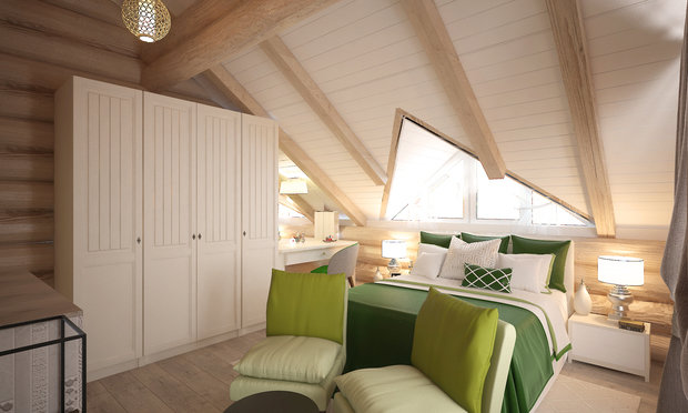 Фото из портфолио Дом из бруса, пос. Заозерье – фотографии дизайна интерьеров на INMYROOM