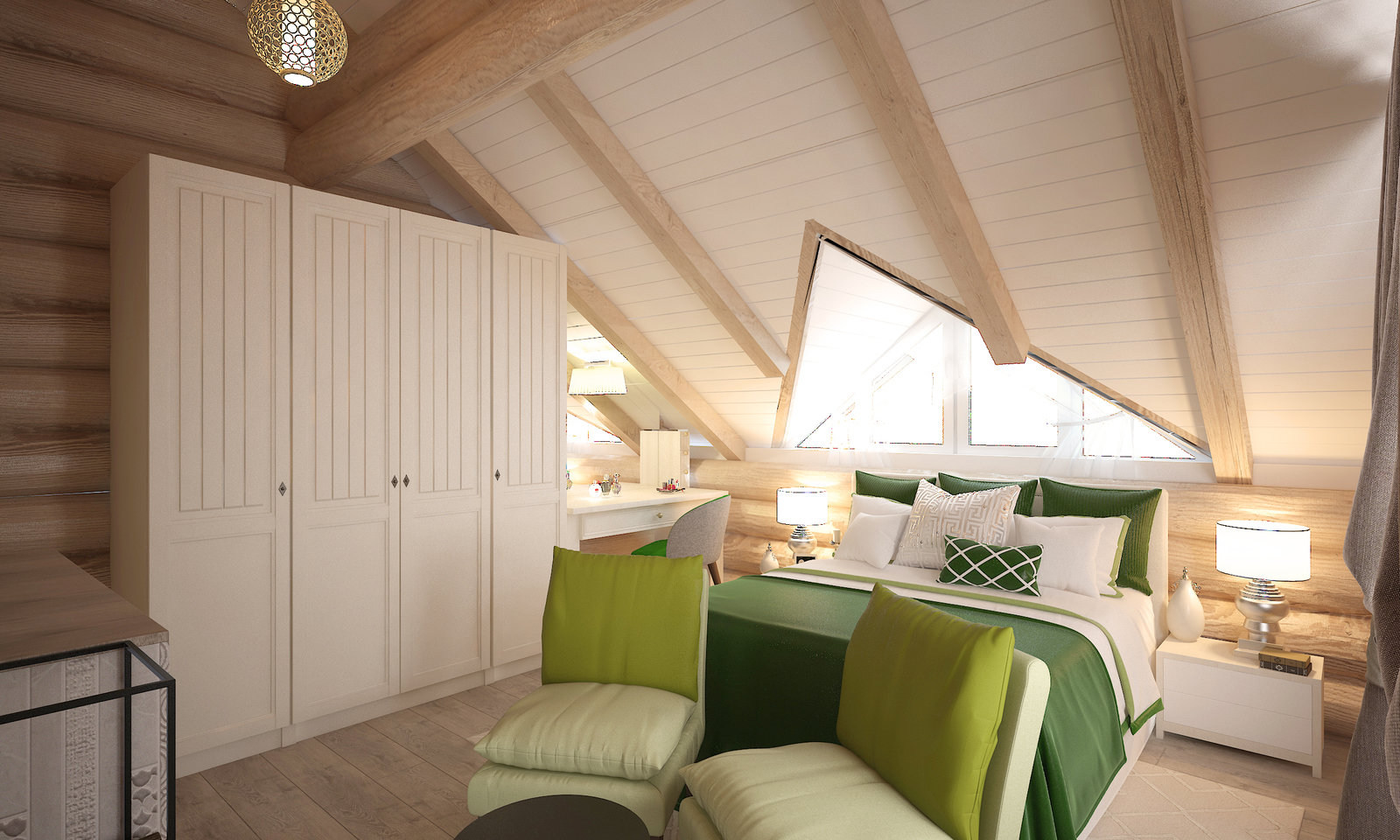 Фото из портфолио Дом из бруса, пос. Заозерье – фотографии дизайна интерьеров на INMYROOM Фото из портфолио Дом из бруса, пос. Заозерье – фотографии дизайна интерьеров на INMYROOM