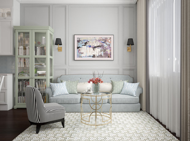 Фото из портфолио Американская классика – фотографии дизайна интерьеров на INMYROOM