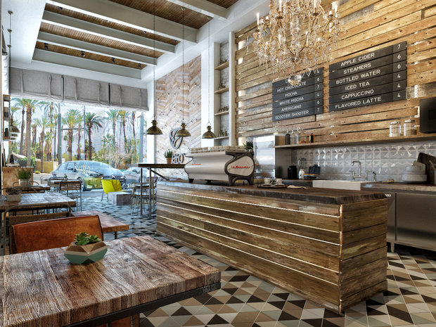 Фото из портфолио Leto brew bar – фотографии дизайна интерьеров на INMYROOM
