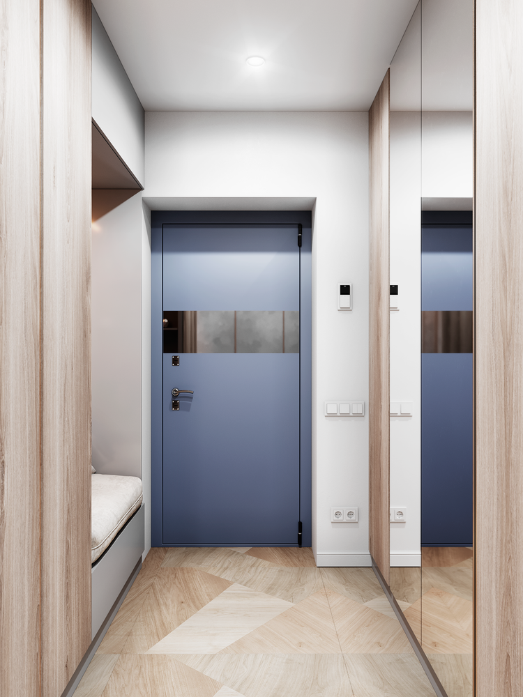 Фотография: Прихожая в стиле Современный, Квартира, Проект дня, 3 комнаты, Более 90 метров, Люберцы, Александра Гартке – фото на INMYROOM