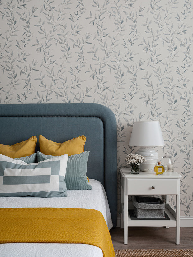 Фотография: Спальня в стиле Скандинавский, Современный, Квартира, Проект недели, Панельный дом, 3 комнаты, 60-90 метров, Красноярск, Евгения Макарова – фото на INMYROOM