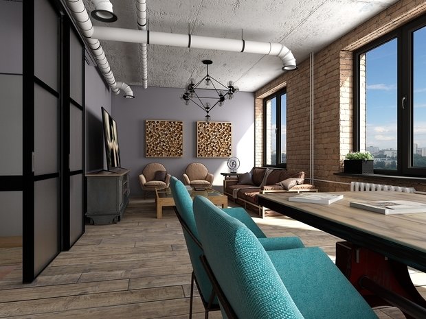 Фото из портфолио ЖК "Лофт клаб", квартира 63 м – фотографии дизайна интерьеров на INMYROOM