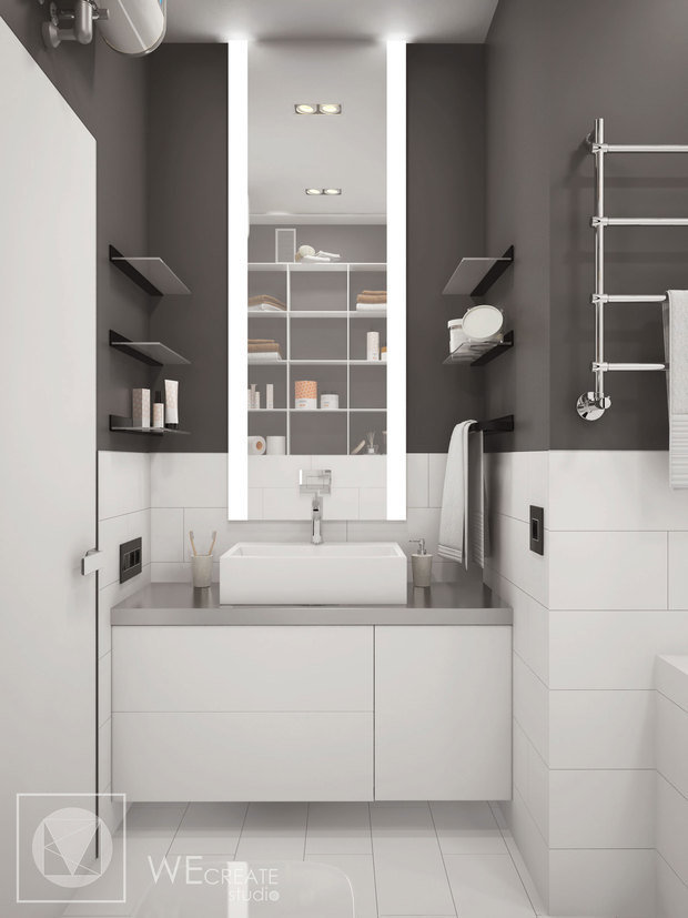 Фото из портфолио Квартира-студия в стиле минимализм – фотографии дизайна интерьеров на INMYROOM