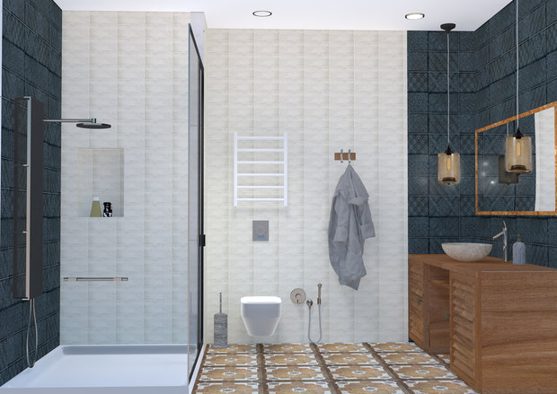 Фото из портфолио Квартира с этническими мотивами – фотографии дизайна интерьеров на INMYROOM