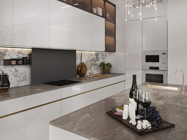 Фото из портфолио ЖК Петровский квартал на воде - 345 кв.метров – фотографии дизайна интерьеров на INMYROOM