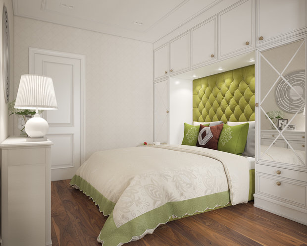 Фотография: Спальня в стиле Прованс и Кантри, Лофт, Современный, Квартира, Проект недели, Москва, Студия 3.14, Тимур Абдрахманов, Ирина Леготкина, новостройка, Монолитный дом, 3 комнаты, 60-90 метров – фото на INMYROOM