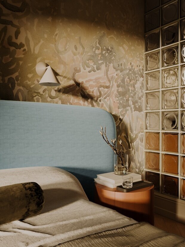 Фотография: Спальня в стиле Современный, Эклектика, Квартира, Проект дня, Санкт-Петербург, 4 и больше, Более 90 метров, CHE DESIGN – фото на INMYROOM