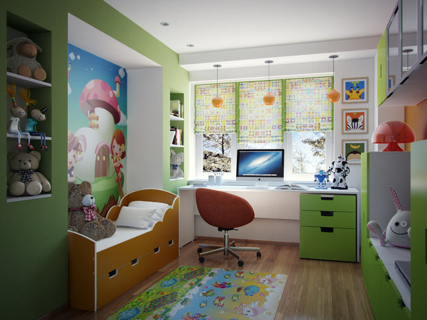 Фото из портфолио Детская – фотографии дизайна интерьеров на INMYROOM