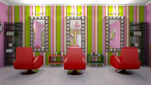 Фото из портфолио Салон красоты в стиле поп-арт – фотографии дизайна интерьеров на INMYROOM
