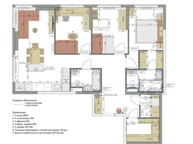 Фотография: Планировки в стиле , Квартира, Москва, Монолитный дом, 4 и больше, Более 90 метров, Эксклюзивные проекты, ЖК «Holland Park», минимализм с элементами современного дизайна, Татьяна Казьмина – фото на INMYROOM