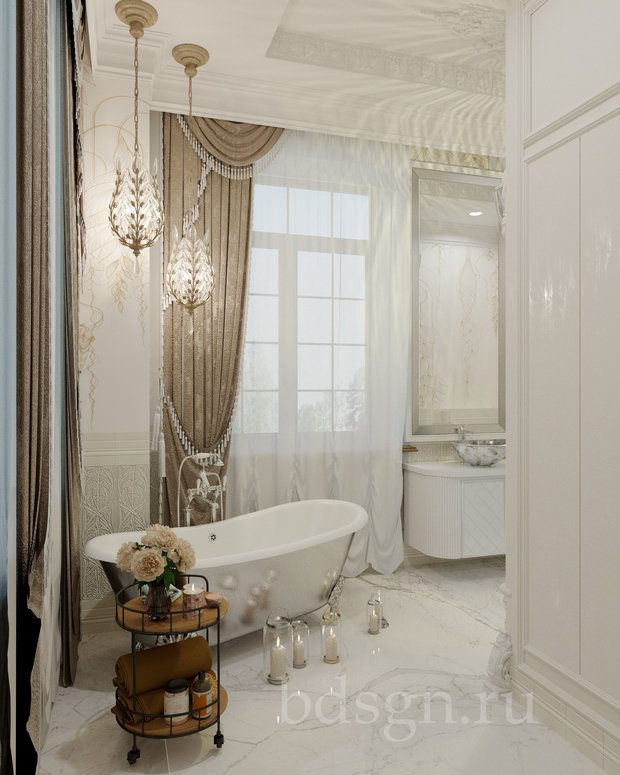 Фото из портфолио 3 королевские ванные в коттедже – фотографии дизайна интерьеров на INMYROOM