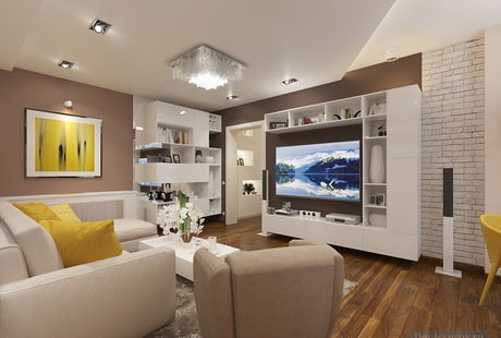 Четырехкомнатная квартира 140 кв. м в современном стиле