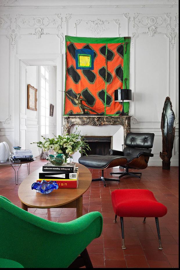 Фото из портфолио  Богатая палитра цветов в буржуазном особняке Перпиньян – фотографии дизайна интерьеров на INMYROOM