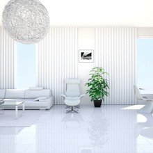 Фото из портфолио Кухня совмещенная с гостиной в стиле Хай-тек  – фотографии дизайна интерьеров на INMYROOM