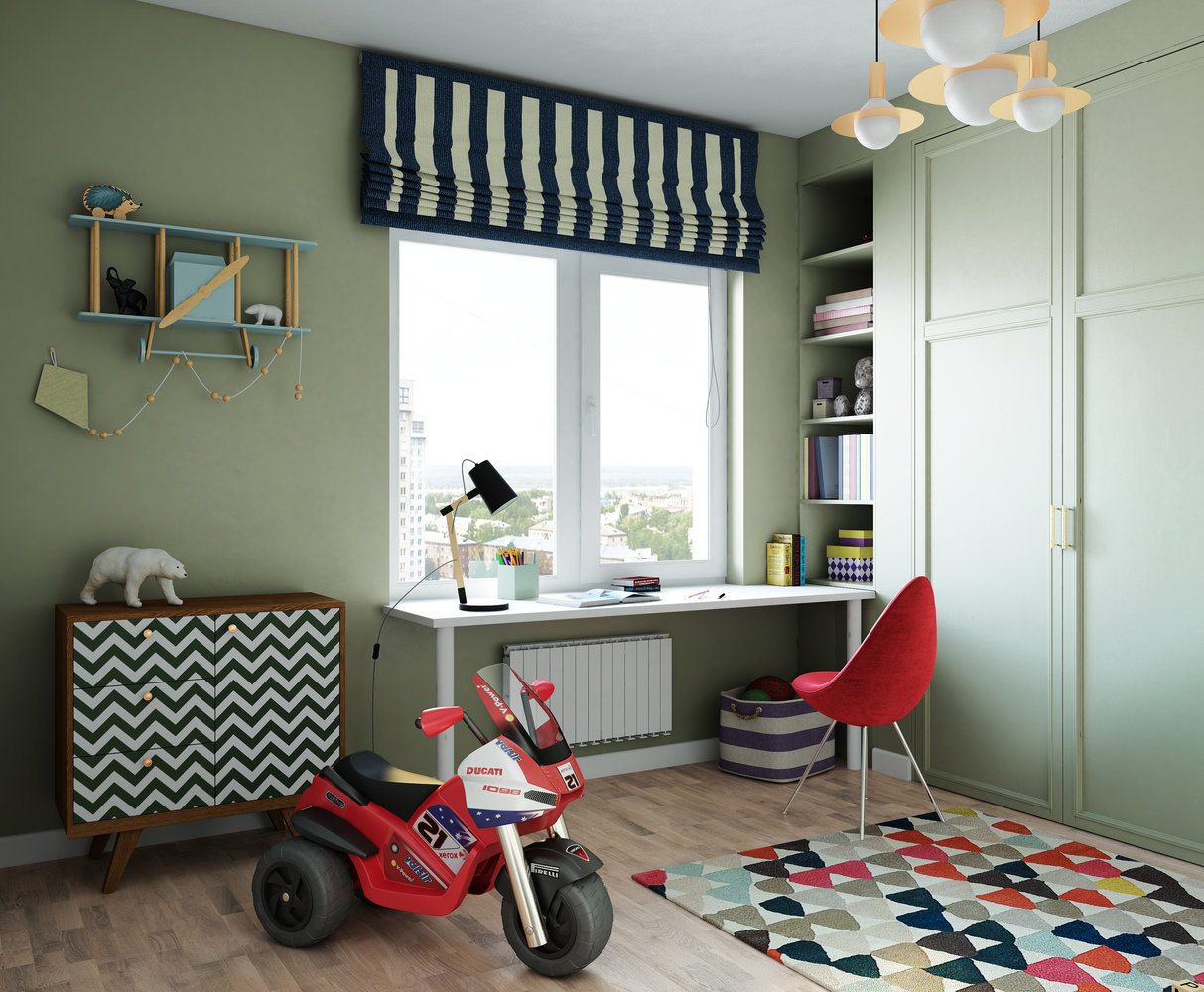 Фотография: Детская в стиле Современный, Эклектика, Квартира, Проект недели, Москва, 3 комнаты, 60-90 метров, Ксения Мезенцева – фото на INMYROOM Фотография: Детская в стиле Современный, Эклектика, Квартира, Проект недели, Москва, 3 комнаты, 60-90 метров, Ксения Мезенцева – фото на INMYROOM