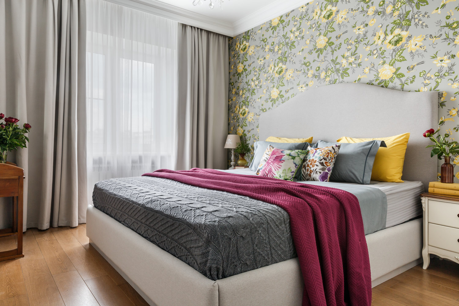 Фотография: Спальня в стиле Прованс и Кантри, Квартира, Проект дня, Москва, NW-Interior, Монолитный дом, 4 и больше, Более 90 метров – фото на INMYROOM Фотография: Спальня в стиле Прованс и Кантри, Квартира, Проект дня, Москва, NW-Interior, Монолитный дом, 4 и больше, Более 90 метров – фото на INMYROOM