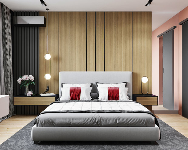 Фотография: Спальня в стиле Минимализм, Современный, Квартира, Проект недели, Новосибирск, студия Mango, 2 комнаты, 40-60 метров, Мария Малышкина – фото на INMYROOM