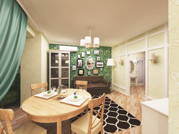 Фото из портфолио милая квартирка в ярких красках – фотографии дизайна интерьеров на INMYROOM