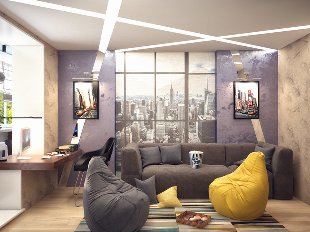 Фото из портфолио Частная квартира 76м2 – фотографии дизайна интерьеров на INMYROOM