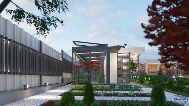 Фото из портфолио Проект двухэтажного индивидуального дома – фотографии дизайна интерьеров на INMYROOM