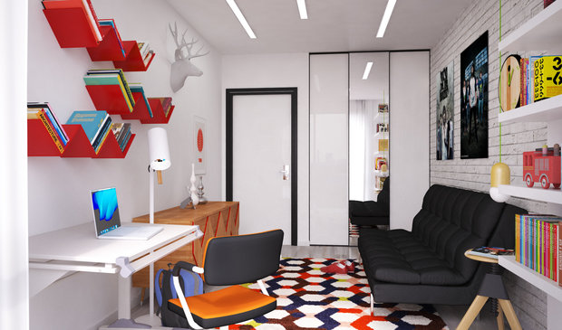 Фотография: Детская в стиле Хай-тек, Скандинавский, Современный, Декор интерьера, Квартира, Проект недели, Московская область, Наталия Чайка, Александра Морозова, Балашиха, ЖК «Акварели», Монолитный дом, 3 комнаты, 60-90 метров, Григорий Севастьянов, Studio 8 – фото на INMYROOM