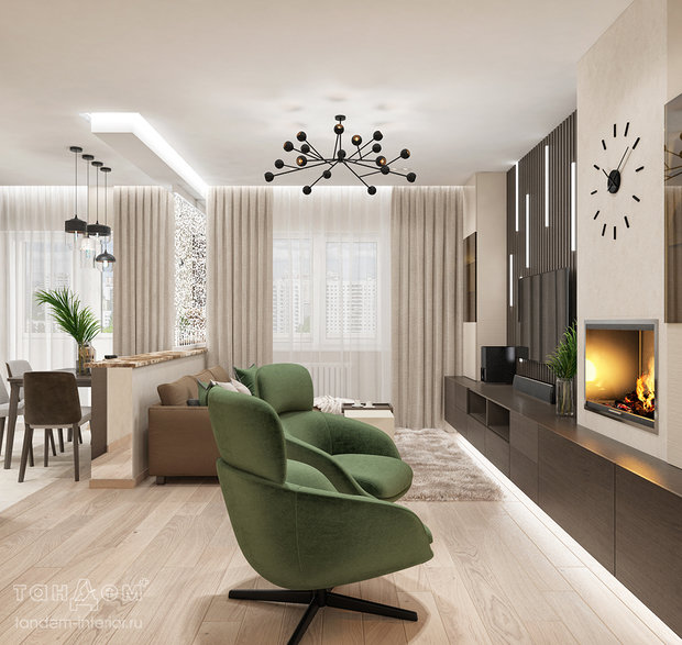 Фото из портфолио Высотка на Тверской – фотографии дизайна интерьеров на INMYROOM