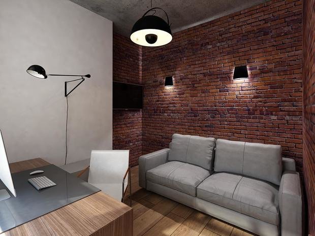 Фото из портфолио Квартира «Стихия бетона» в стиле лофт – фотографии дизайна интерьеров на INMYROOM