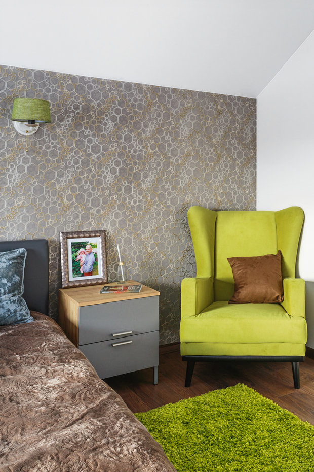 Фотография: Спальня в стиле Современный, Дом, Проект недели, Дом и дача, Московская область, 4 и больше, Более 90 метров, Спецпроект – фото на INMYROOM