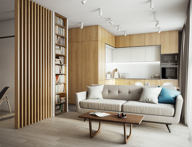 Фото из портфолио Квартира для молодой семьи  – фотографии дизайна интерьеров на INMYROOM