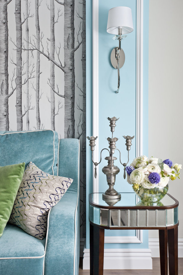 Фотография: Гостиная в стиле Прованс и Кантри, Декор интерьера, Цвет в интерьере, Советы, Марина Поклонцева, Tikkurila, Flamingo – фото на INMYROOM