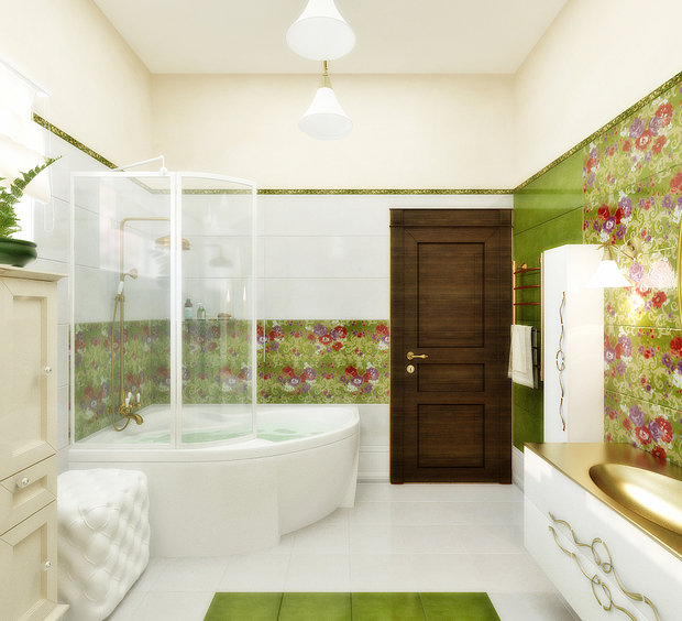 Фото из портфолио Ванные – фотографии дизайна интерьеров на INMYROOM