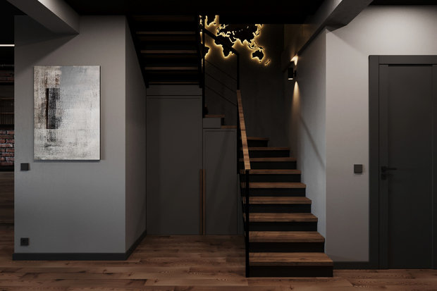 Фото из портфолио Квартира в стиле лофт – фотографии дизайна интерьеров на INMYROOM