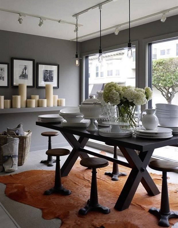 Фотография: Кухня и столовая в стиле Скандинавский, Малогабаритная квартира, Квартира, Декор, Дома и квартиры – фото на INMYROOM