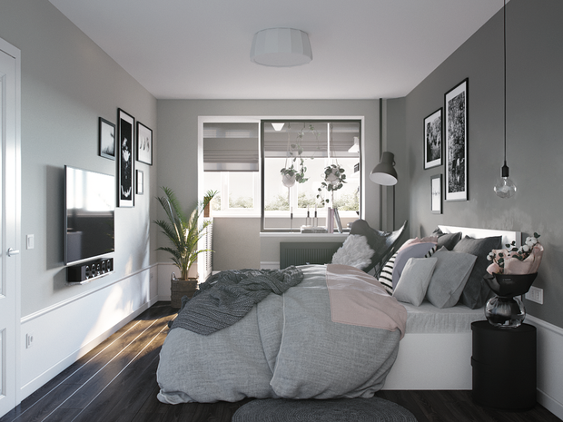 Фото из портфолио Серое гнездышко  – фотографии дизайна интерьеров на INMYROOM