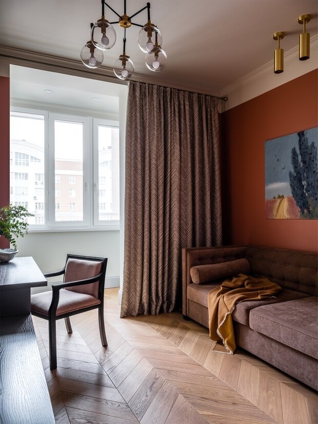 Фотография: Кабинет в стиле Классический, Современный, Квартира, Проект дня, Москва, Инна Величко, 4 и больше – фото на INMYROOM