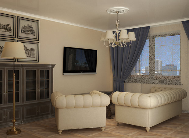 Фото из портфолио Квартира 64 кв.м. – фотографии дизайна интерьеров на INMYROOM