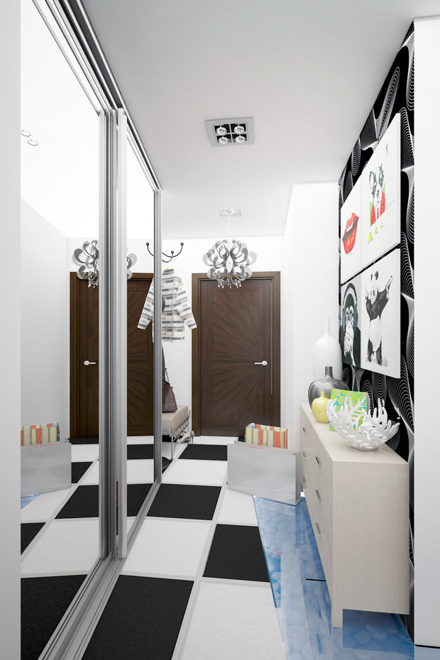 Фото из портфолио Квартира для гламурной модели – фотографии дизайна интерьеров на INMYROOM