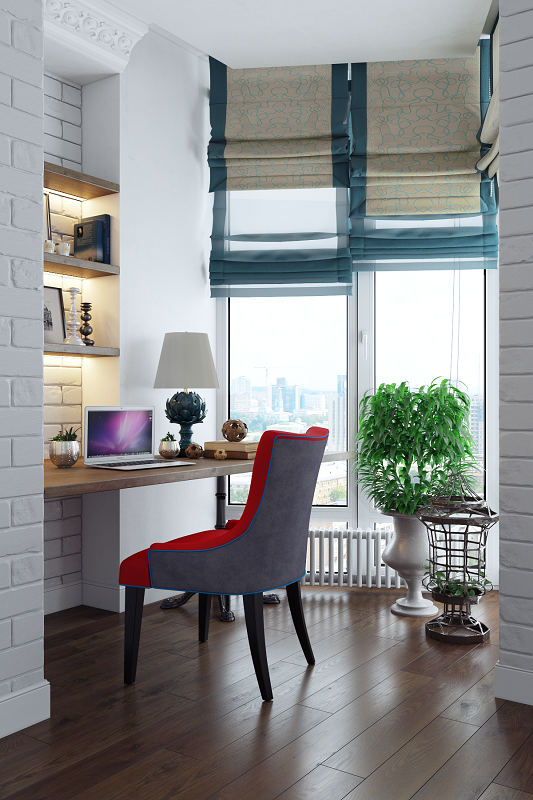 Фотография: Кабинет в стиле Современный, Эклектика – фото на INMYROOM