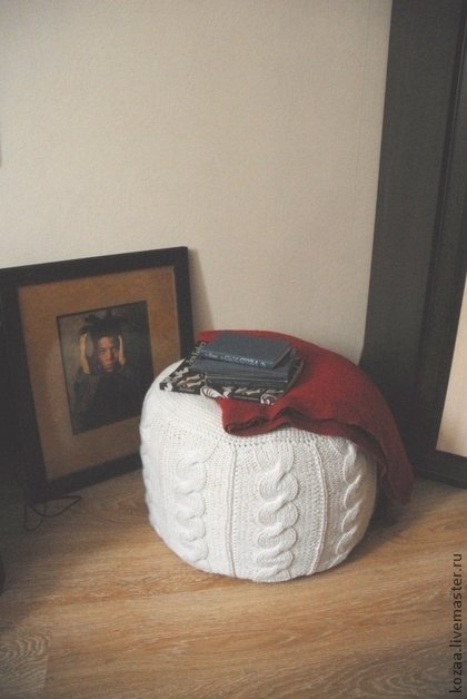 Фото из портфолио Вязаные пуфики Kozaa's Bags – фотографии дизайна интерьеров на InMyRoom.ru