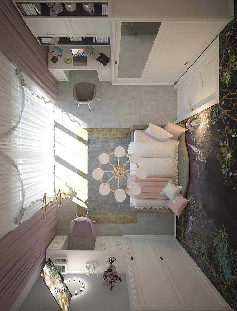 Фото из портфолио Комната девочки-подростка – фотографии дизайна интерьеров на INMYROOM Фото из портфолио Комната девочки-подростка – фотографии дизайна интерьеров на INMYROOM