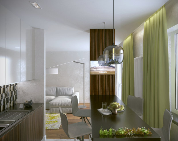 Фото из портфолио квартира 70 м2 в Минске, просп. Независимости – фотографии дизайна интерьеров на INMYROOM