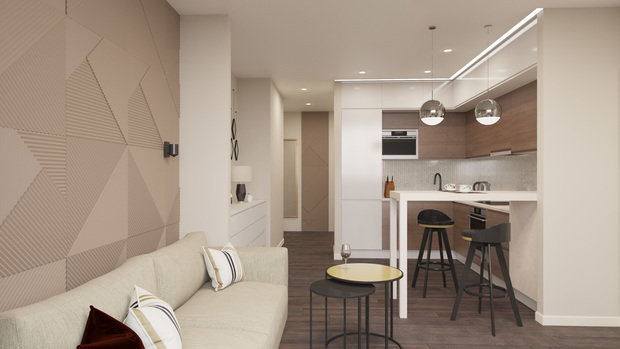 Фото из портфолио Квартира в Доме на Баковке – фотографии дизайна интерьеров на INMYROOM