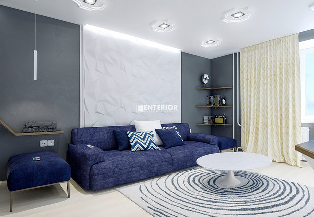 Фото из портфолио "1К" – фотографии дизайна интерьеров на INMYROOM